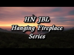 23.6 Inch Wood Burning Fire Pits ISO9001 Hanging Wood Burning Stove hanging fireplace