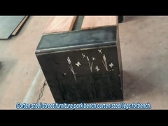 HNJBL corten baja rustic modern bangku kayu