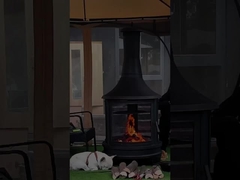 Custom Outdoor wood burner stove untuk pemanasan dan memasak dengan harga grosir