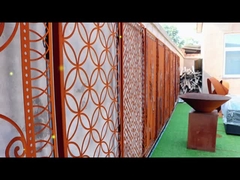 Panel corten yang dipoles dan dibocorkan Dekorasi Ketebalan kustom